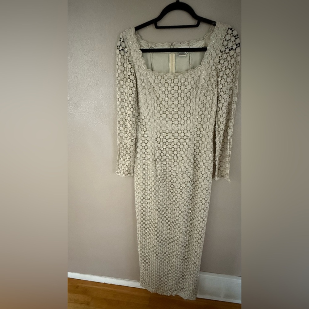 Zola Evening Full Embellished Lace Gown